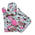 Asiana Oven Mitt & Pot Holder Set